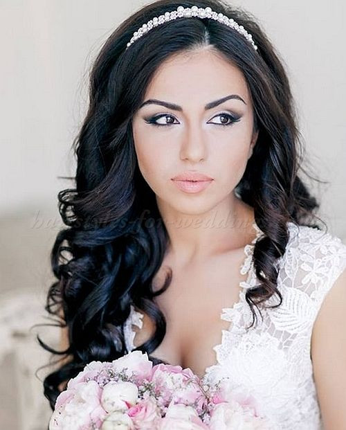 Best ideas about Hairstyles With Headbands For Long Hair
. Save or Pin hair down wedding hairstyle with headband Now.