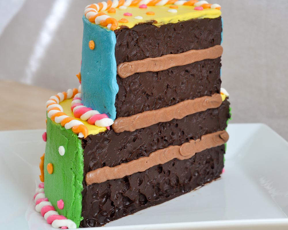 Best ideas about Half Birthday Cake
. Save or Pin Beki Cook s Cake Blog Half Birthday Half Cake Now.