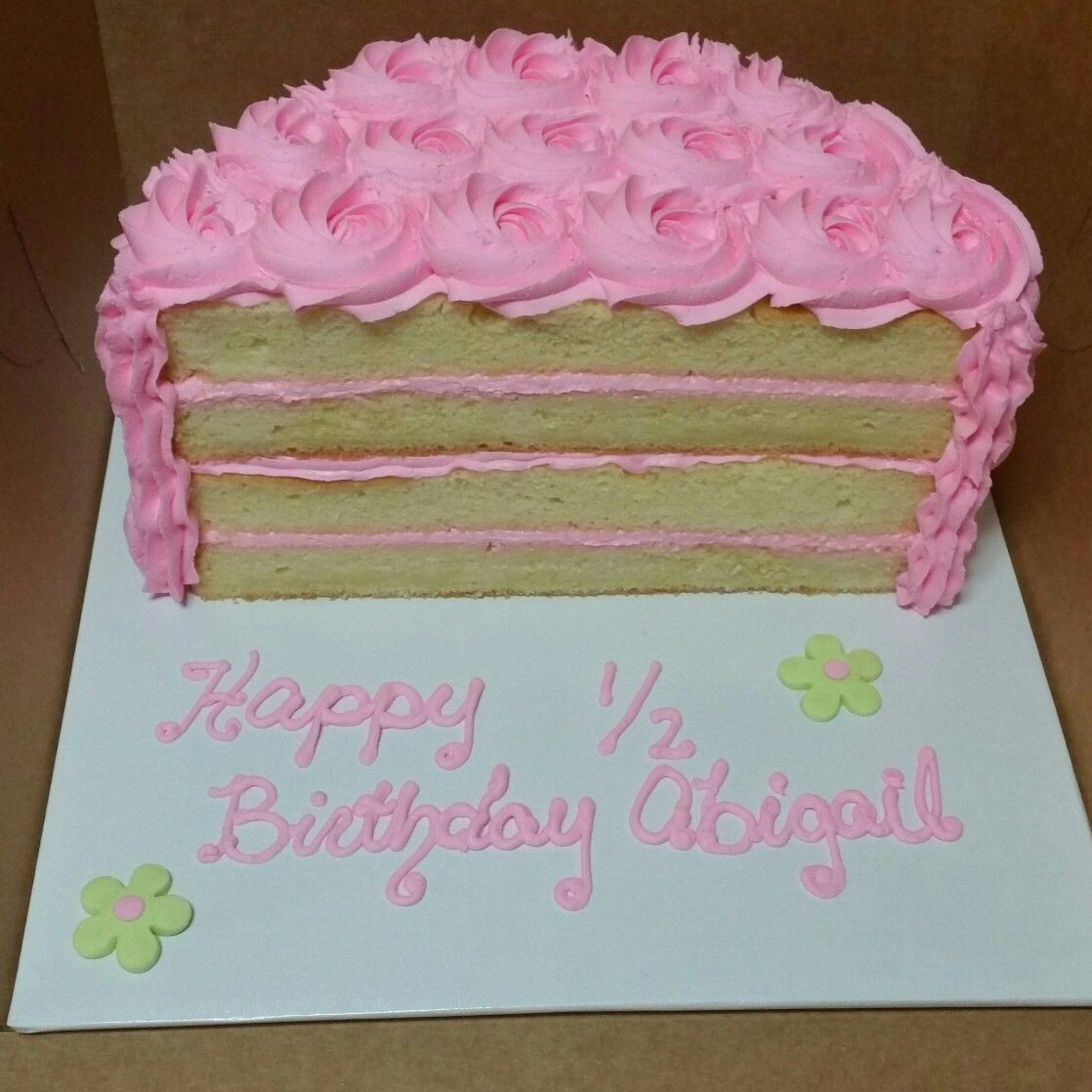 Best ideas about Half Birthday Cake
. Save or Pin Half birthday cake My cakes Now.
