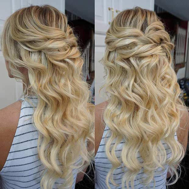 Best ideas about Half Up Hairstyles For Prom
. Save or Pin 31 Half Up Half Down Prom Hairstyles Page 2 of 3 Now.
