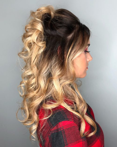 Best ideas about Half Up Half Down Hairstyle For Prom
. Save or Pin 27 Prettiest Half Up Half Down Prom Hairstyles for 2019 Now.