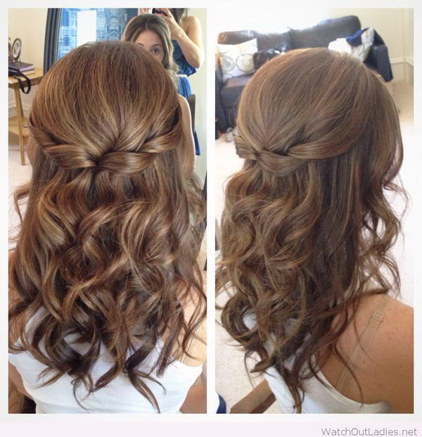 Best ideas about Half Up Half Down Wedding Hairstyles For Medium Length Hair
. Save or Pin 55 Stunning Half Up Half Down Hairstyles Now.