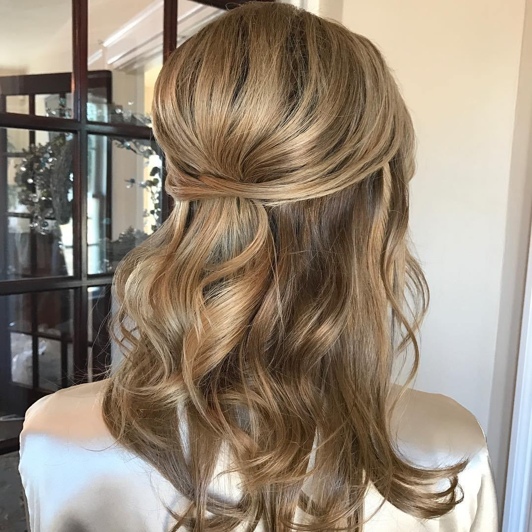 Best ideas about Half Updo Hairstyles
. Save or Pin 40 Irresistible Hairstyles for Brides and Bridesmaids Now.