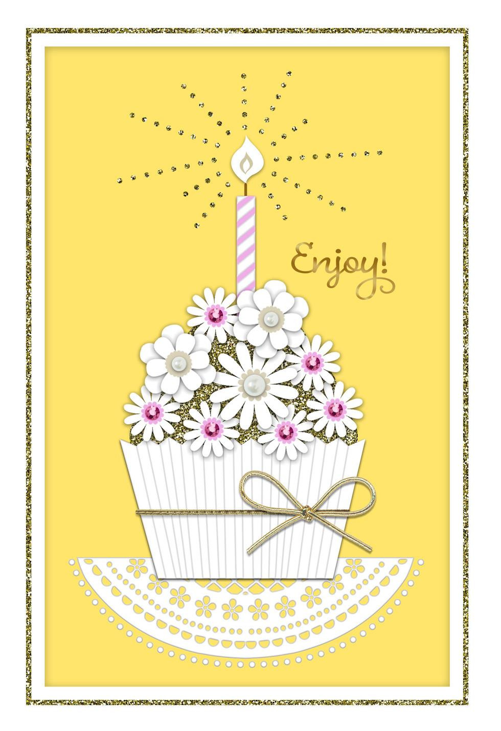 Best ideas about Hallmark Birthday Wish
. Save or Pin Elegant Cupcake Wishes Birthday Card Greeting Cards Now.