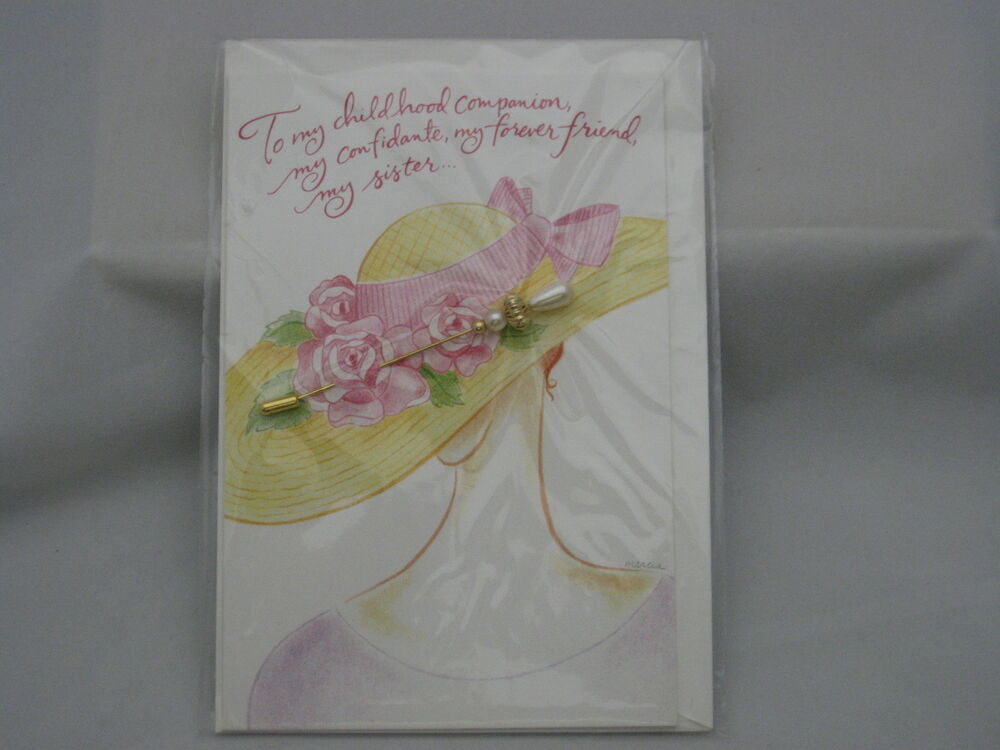 Best ideas about Hallmark Birthday Wish
. Save or Pin Hallmark Sister Birthday Greeting Card With Stick Pin NEW Now.