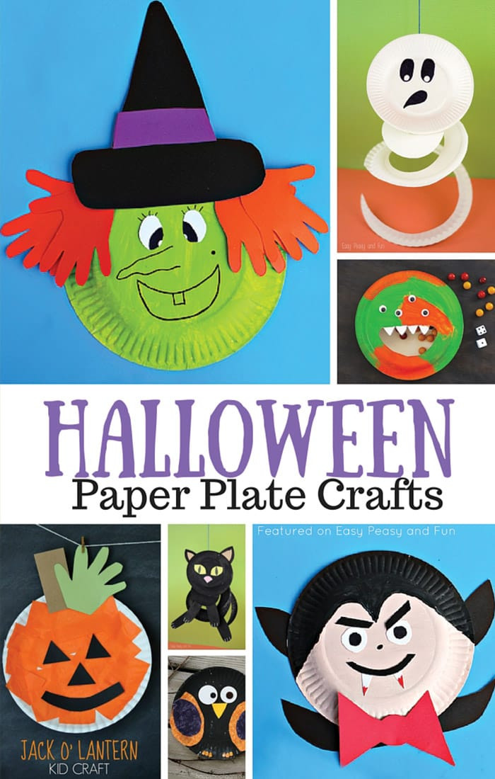 Best ideas about Halloween Art And Craft Ideas
. Save or Pin Halloween Paper Plate Crafts for Kids Easy Peasy and Fun Now.