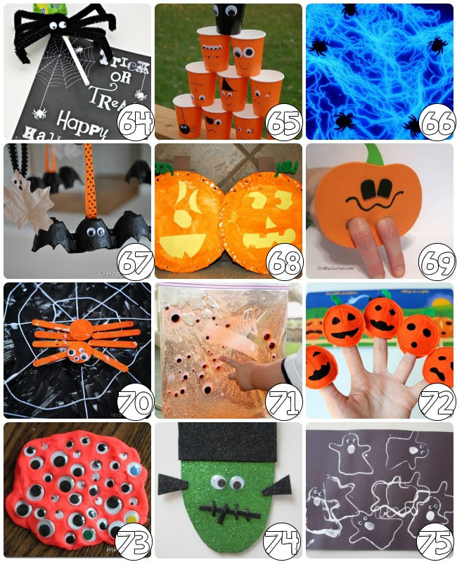 Best ideas about Halloween Arts And Craft Ideas
. Save or Pin 75 Halloween Craft Ideas for Kids Now.