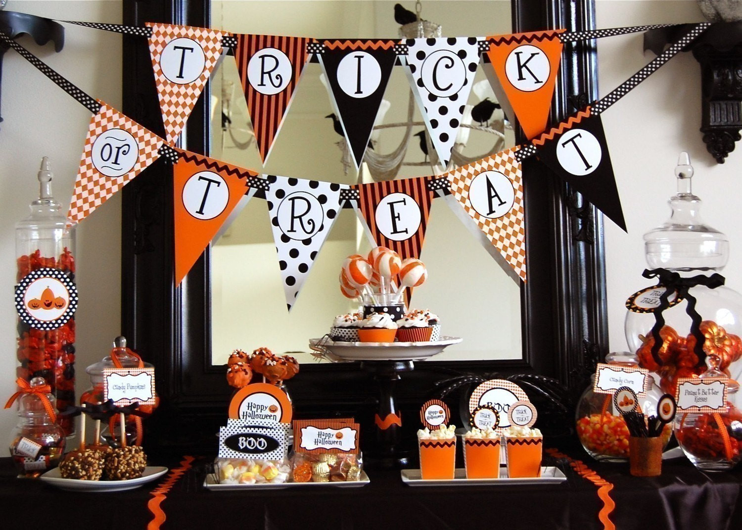 Best ideas about Halloween Birthday Decorations
. Save or Pin Halloween Trick or Treat Printable Party INSTANT DOWNLOAD Now.