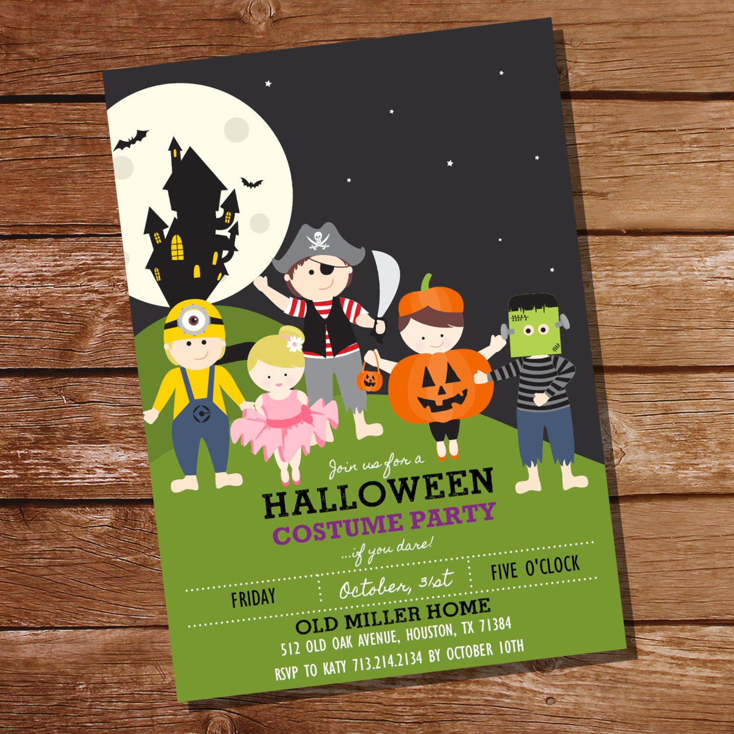 Best ideas about Halloween Birthday Party Invitations
. Save or Pin Halloween Costume Party Invitation Kids Halloween Party Now.