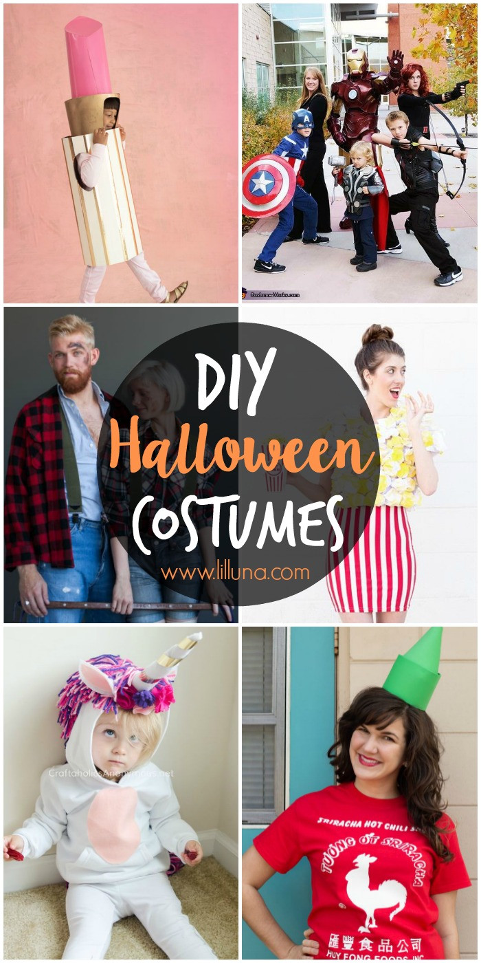 Best ideas about Halloween Costume DIY Ideas
. Save or Pin 50 DIY Halloween Costume Ideas Lil Luna Now.
