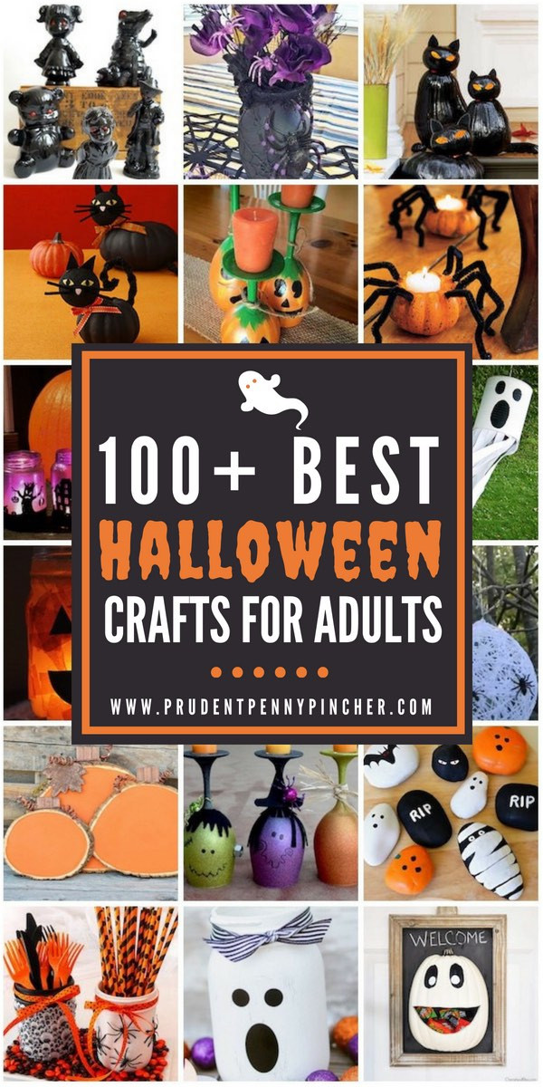 Best ideas about Halloween Craft Ideas For Adults
. Save or Pin 100 Best Halloween Crafts for Adults Prudent Penny Pincher Now.