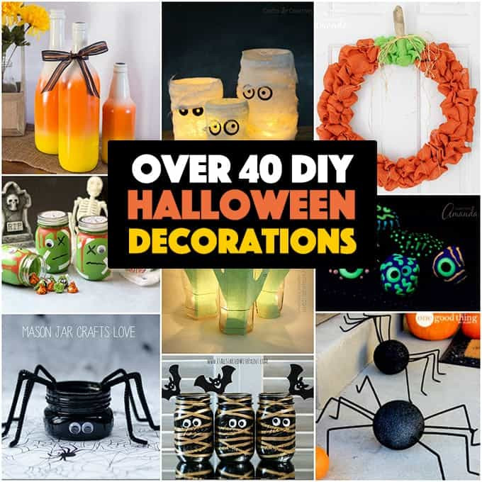 Best ideas about Halloween Decorations DIY
. Save or Pin 40 DIY Halloween Decorations homemade Halloween decor Now.