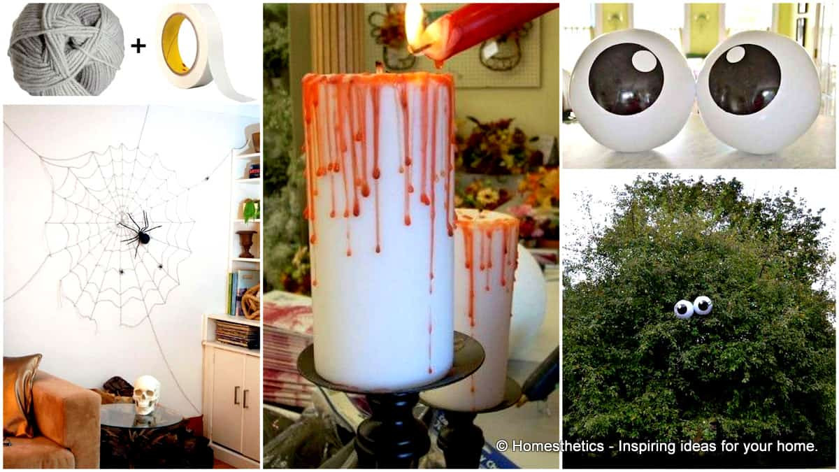 Best ideas about Halloween DIY Decorations
. Save or Pin 42 Super Smart Last Minute DIY Halloween Decorations to Now.