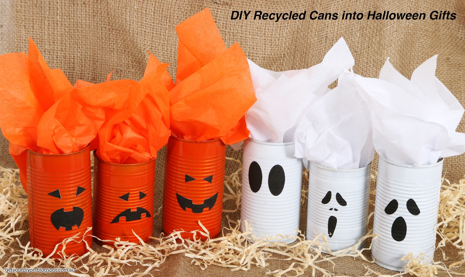 Best ideas about Halloween Gift Ideas
. Save or Pin Get Your D I Y D I Y Recycle cans into Halloween Gifts Now.