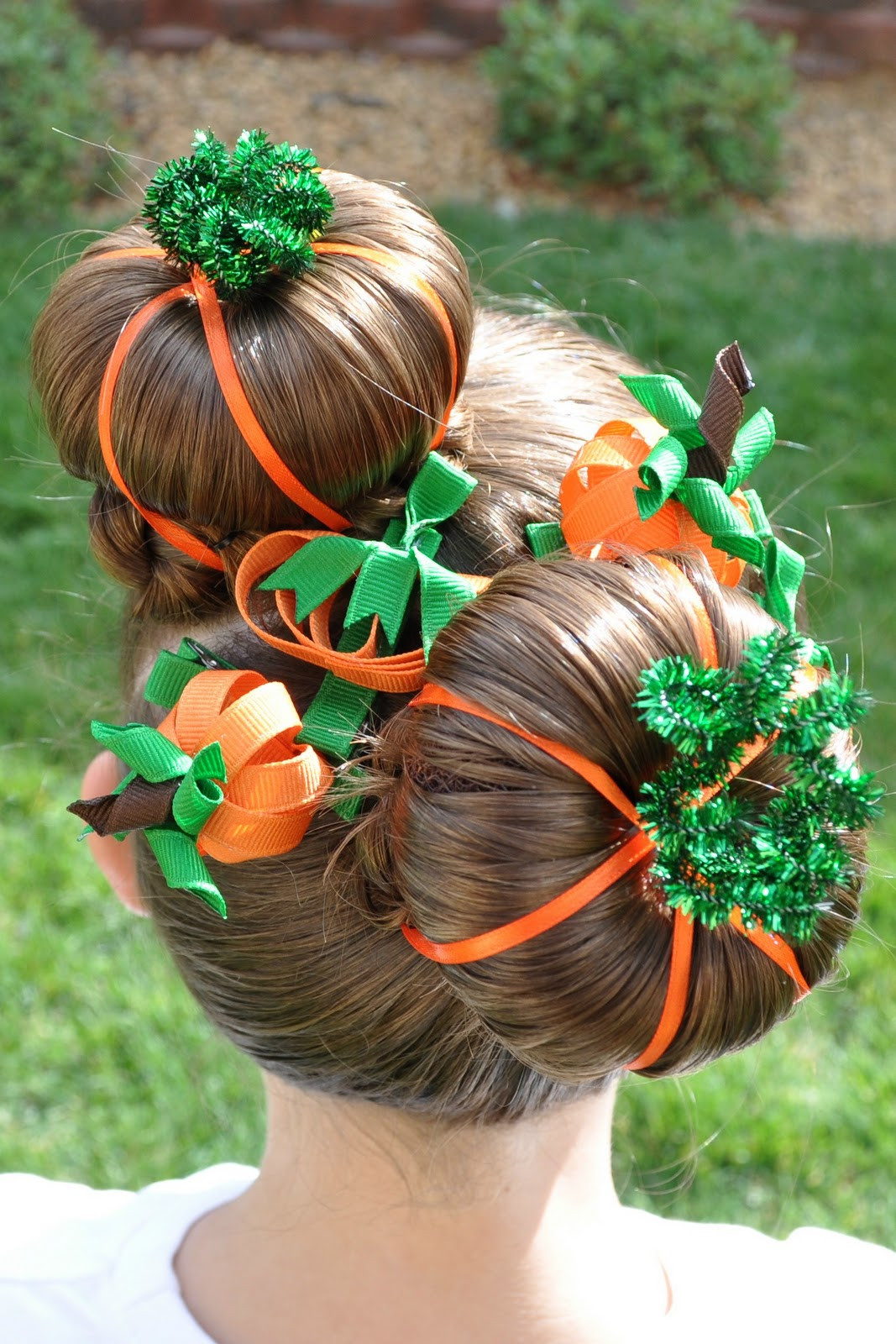 Best ideas about Halloween Hairstyles
. Save or Pin Princess Piggies Halloween Hairdos Pumpkin Patch Now.