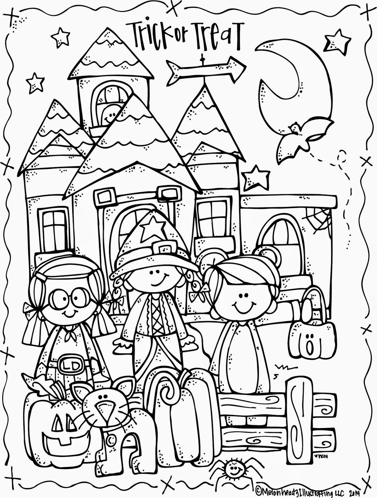 Best ideas about Haloween Coloring Pages
. Save or Pin MelonHeadz October 2014 Now.