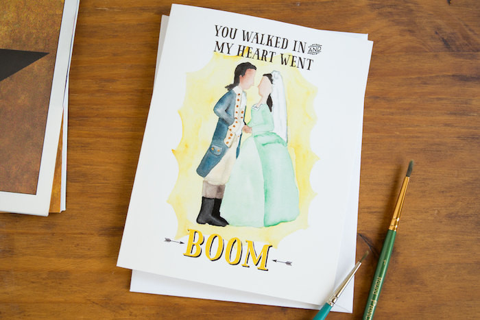 Best ideas about Hamilton Birthday Card
. Save or Pin Hamilton Greeting Card You Walked In and My Heart Went BOOM Now.