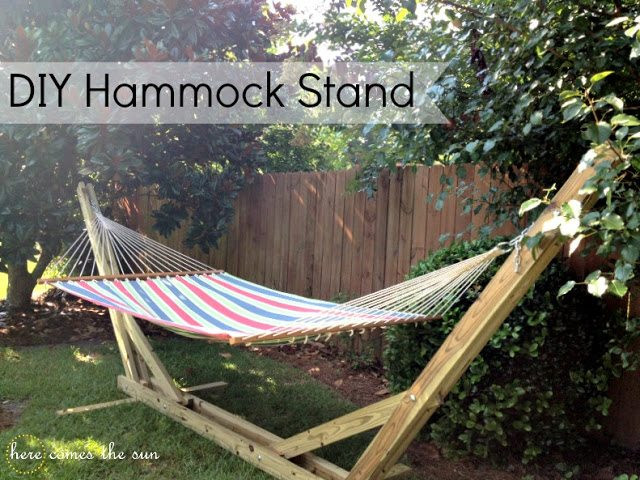 Best ideas about Hammock Stand DIY
. Save or Pin $40 DIY Hammock Stand that You Can Make this Weekend Now.