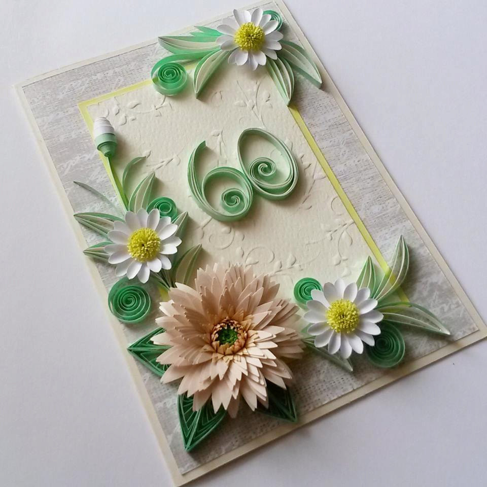 Best ideas about Handmade Birthday Card
. Save or Pin 60th Birthday Card Handmade Birthday Card Floral 60th Now.