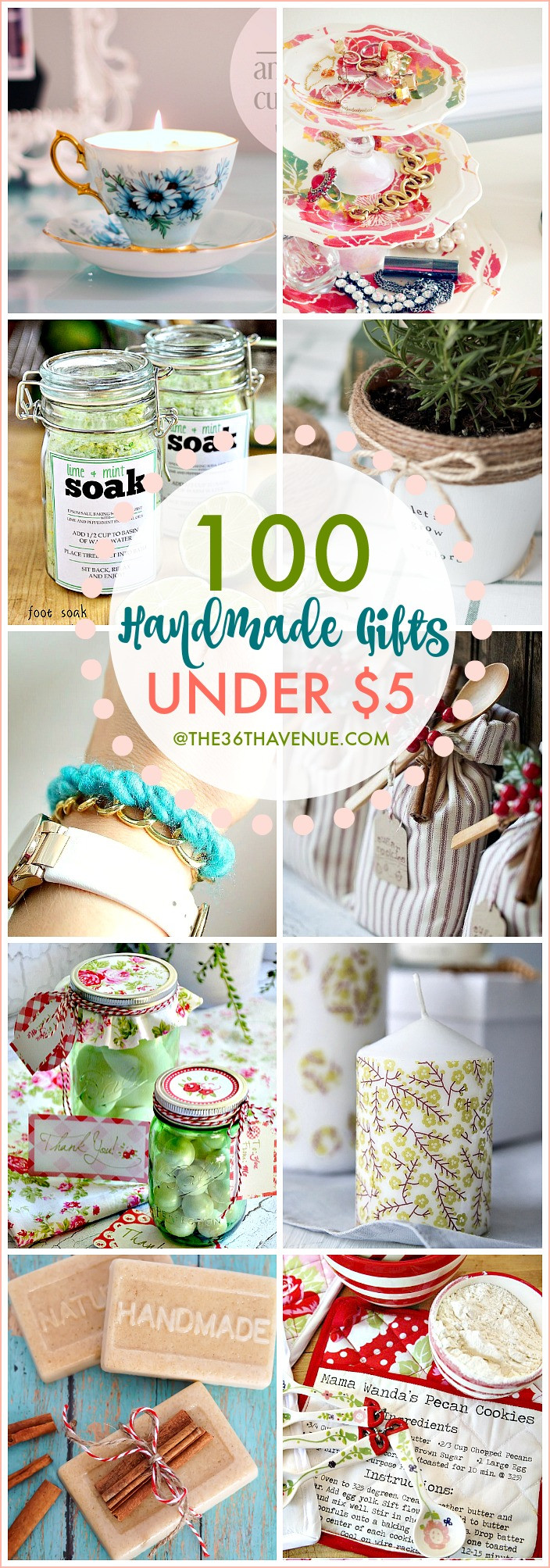 Best ideas about Handmade Birthday Gifts
. Save or Pin 100 Handmade Gifts Under Five Dollars The 36th AVENUE Now.