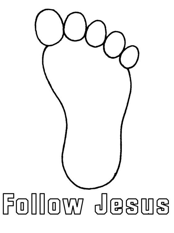 Best ideas about Hands And Feet Preschool Coloring Sheets
. Save or Pin follow in jesus footsteps Now.