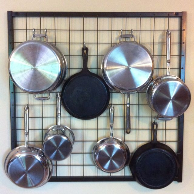 Best ideas about Hang Pots And Pans On Wall DIY
. Save or Pin Best 25 Pan rack ideas on Pinterest Now.