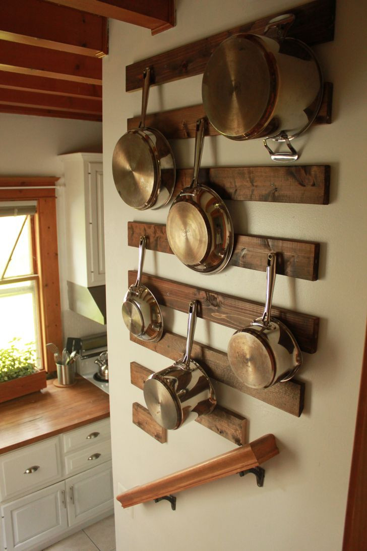 Best ideas about Hang Pots And Pans On Wall DIY
. Save or Pin hanging pots and pans Kitchen Ideas Now.