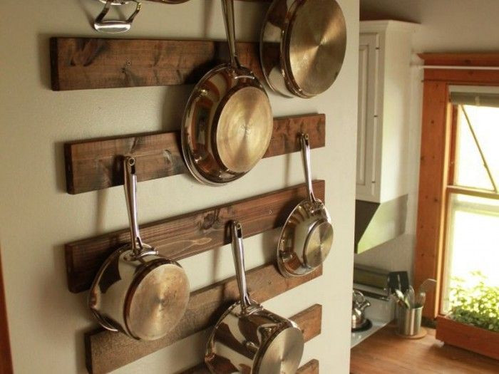 Best ideas about Hang Pots And Pans On Wall DIY
. Save or Pin 25 best ideas about Hanging Pots Kitchen on Pinterest Now.