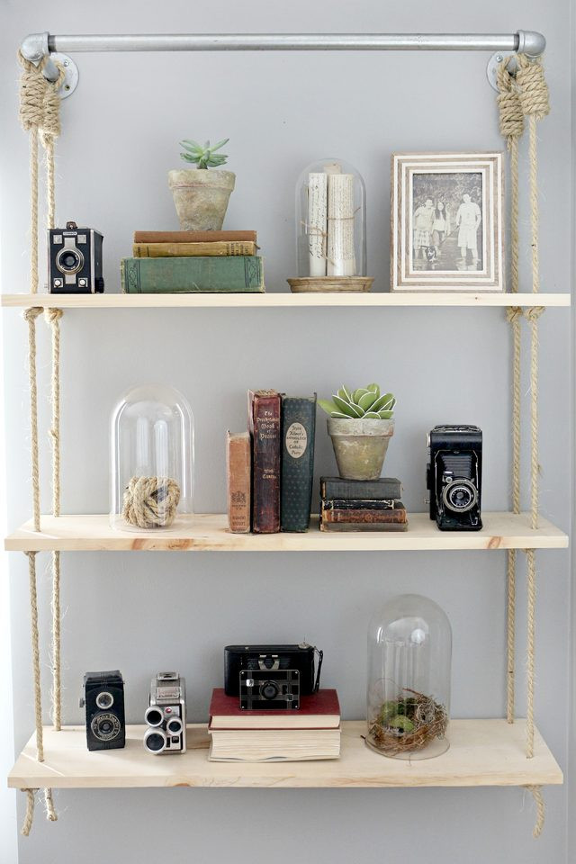 Best ideas about Hanging Shelves DIY
. Save or Pin Obsessed With Hanging Shelves Simple DIY Ideas You ll Love Now.