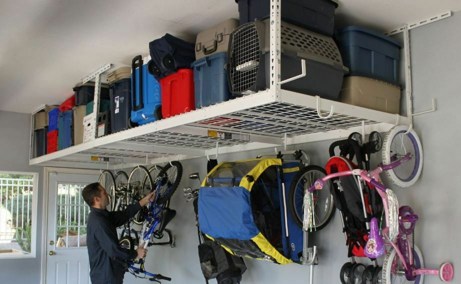 Best ideas about Hanging Storage Garage
. Save or Pin Storage Garage Overhead Rack Ceiling Shelves Organizer Now.