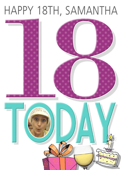 Best ideas about Happy 18th Birthday Funny
. Save or Pin Funny 18Th 21St Birthday Personalised Cards Now.