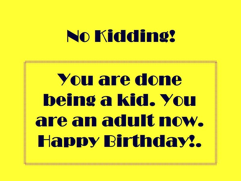 Best ideas about Happy 18th Birthday Funny
. Save or Pin 18th Birthday Wishes Texts and Quotes 152 Examples Now.