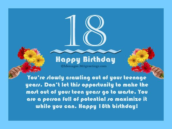 Best ideas about Happy 18th Birthday Quotes
. Save or Pin 18th Birthday Wishes Messages and Greetings Now.