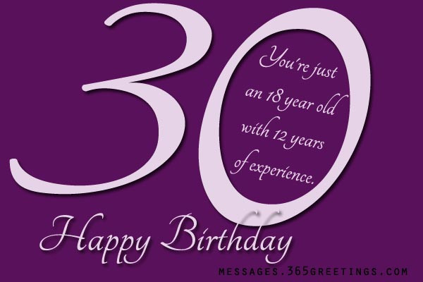 Best ideas about Happy 30th Birthday Quotes
. Save or Pin 30th Birthday Wishes and Messages 365greetings Now.