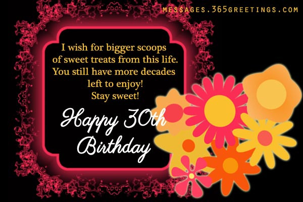 Best ideas about Happy 30th Birthday Quotes
. Save or Pin 30th Birthday Wishes and Messages 365greetings Now.