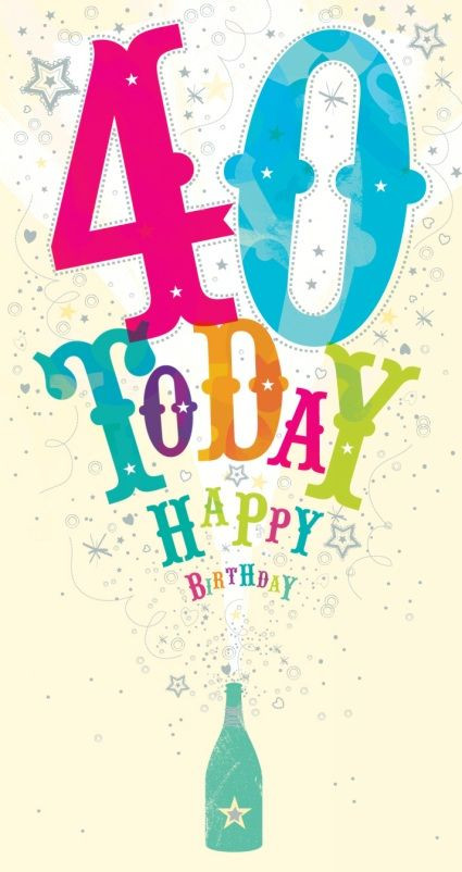 Best ideas about Happy 40th Birthday Funny
. Save or Pin Ling Design 40 Today Birthday Card … Birthdays Now.