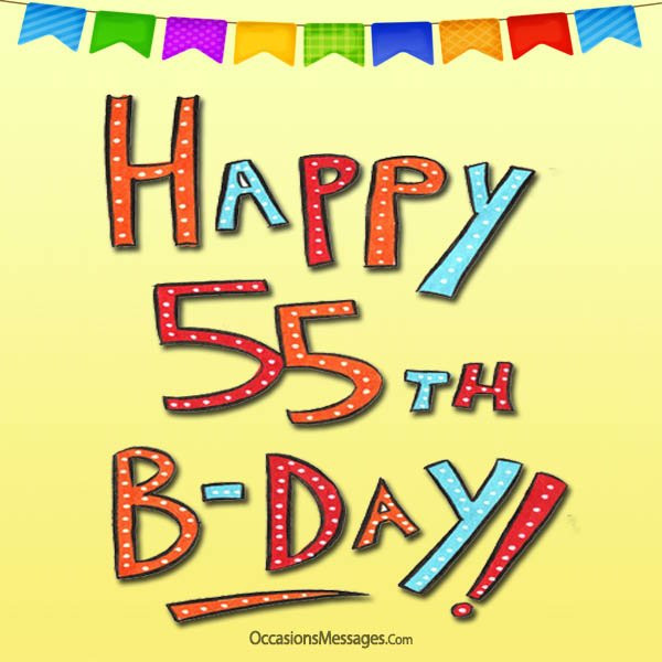 Best ideas about Happy 55th Birthday Funny
. Save or Pin Happy 55th Birthday Wishes Occasions Messages Now.