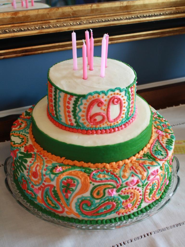 Best ideas about Happy 60th Birthday Cake
. Save or Pin Party Cakes Paisley 60th Birthday Cake Now.