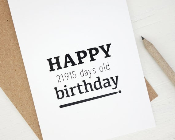 Best ideas about Happy 60th Birthday Funny
. Save or Pin Funny 60th birthday card Happy days old funny birthday Now.