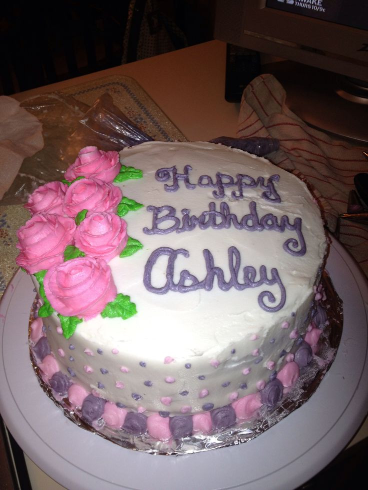 Best ideas about Happy Birthday Ashley Cake
. Save or Pin Happy birthday cake with roses Now.