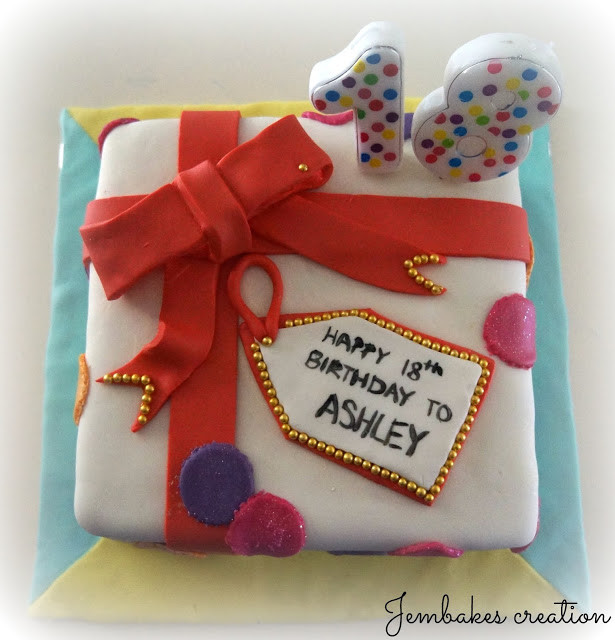 Best ideas about Happy Birthday Ashley Cake
. Save or Pin Jembakes Present cake Now.