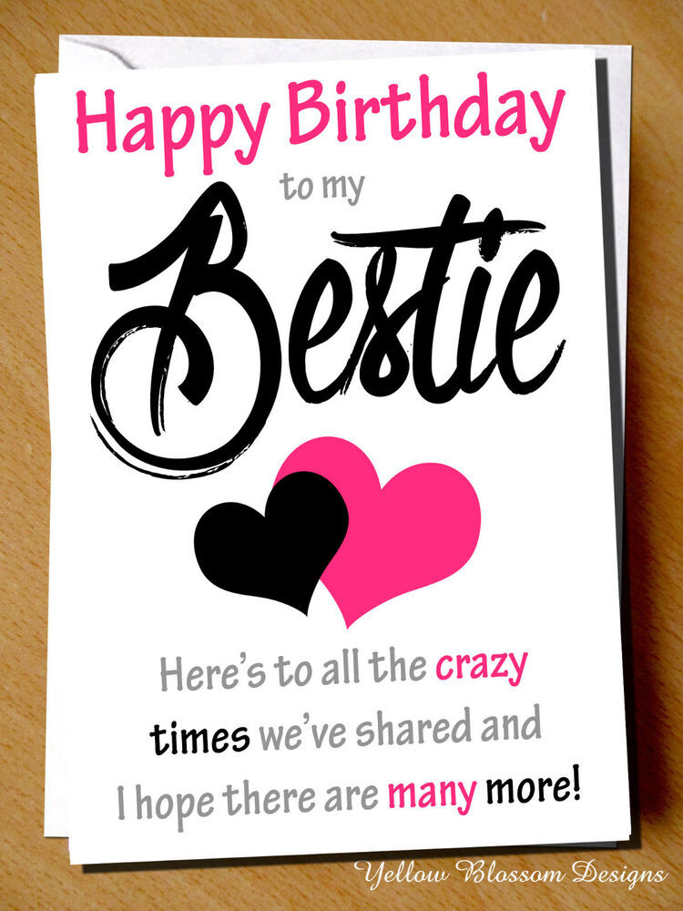 Best ideas about Happy Birthday Best Friend Funny
. Save or Pin Funny Cheeky Happy Birthday Card Best Friend Bestie Now.