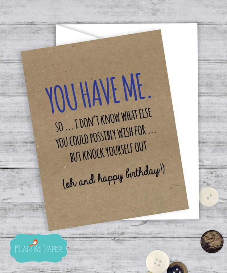 Best ideas about Happy Birthday Boyfriend Funny
. Save or Pin Best 25 Boyfriend birthday cards ideas on Pinterest Now.