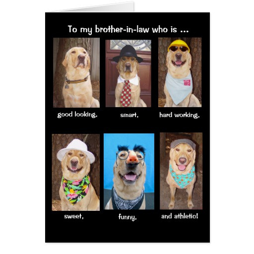 Best ideas about Happy Birthday Brother In Law Funny
. Save or Pin Funny Brother in law Birthday Greeting Card Now.