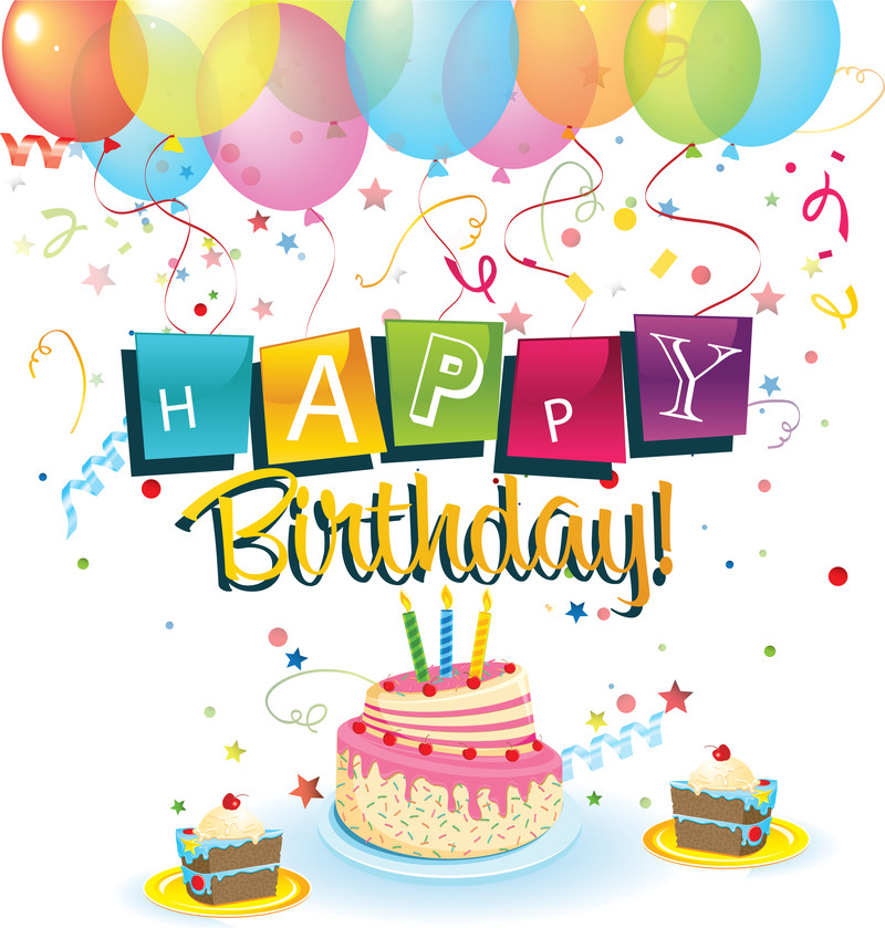 Best ideas about Happy Birthday Cake And Balloons
. Save or Pin Happy Birthday with balloons and cake Vector Now.