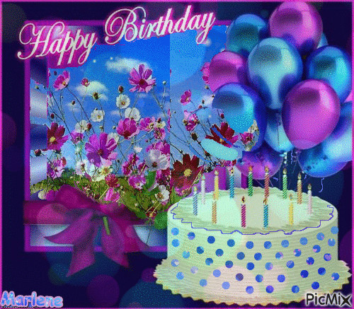 Best ideas about Happy Birthday Cake And Balloons
. Save or Pin Birthday Balloons & Cake Happy Birthday Gif Now.