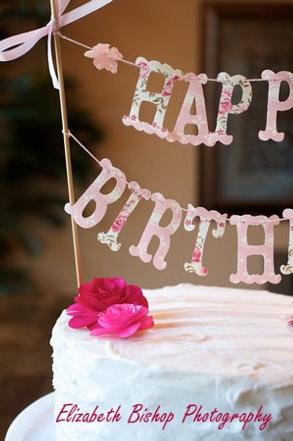 Best ideas about Happy Birthday Cake Banner
. Save or Pin CAKE BANNER Happy Birthday for Bella Now.