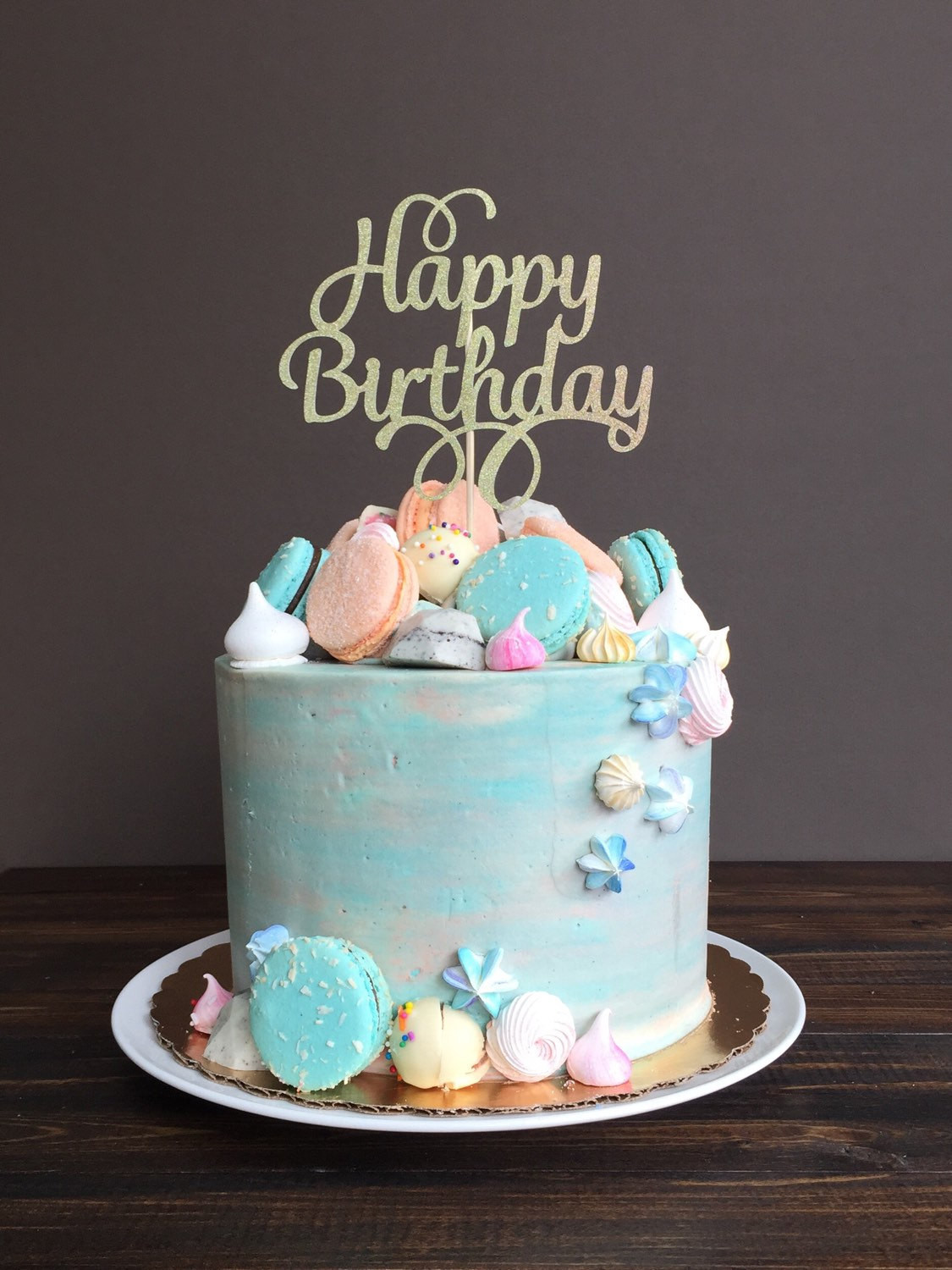 Best ideas about Happy Birthday Cake
. Save or Pin Cake topper Happy Birthday cake topper birthday cake Now.