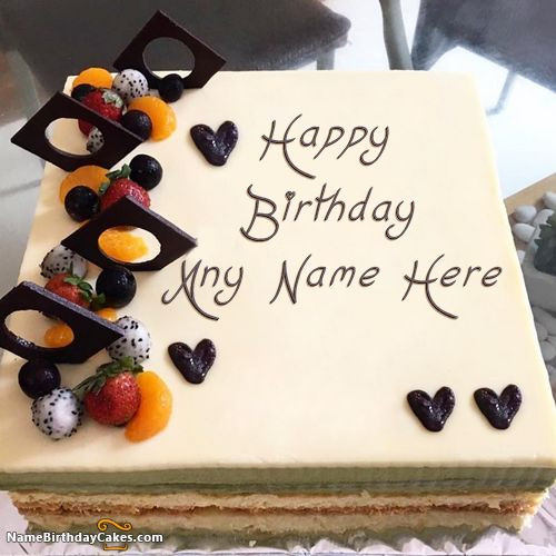 Best ideas about Happy Birthday Cake For Men
. Save or Pin Homemade Happy Birthday Cakes For Men With Name Now.