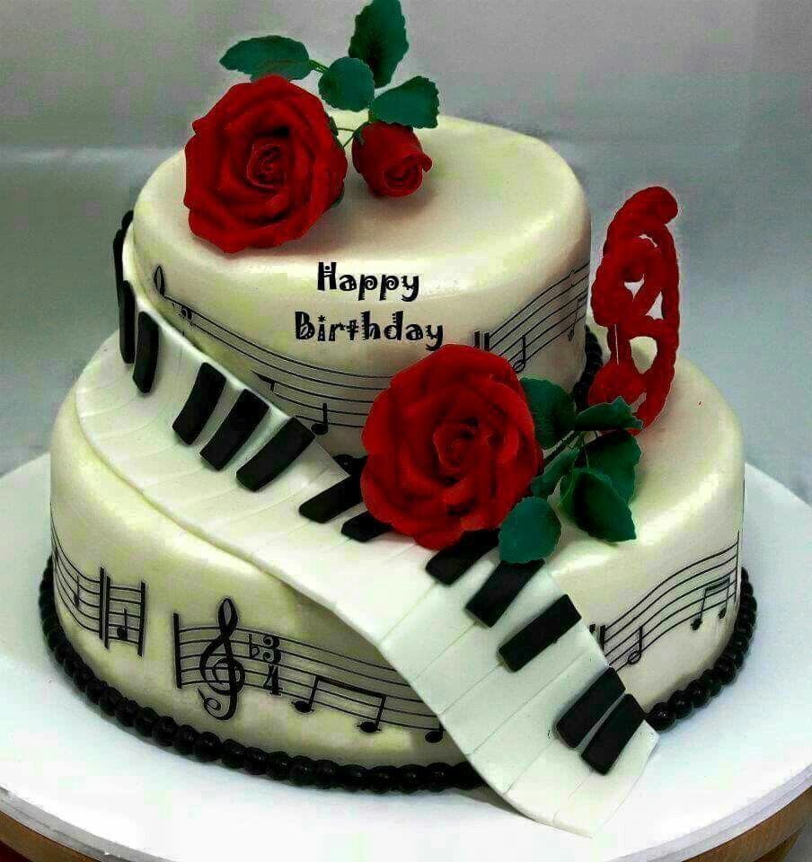 Best ideas about Happy Birthday Cake Photo
. Save or Pin Happy birthday music cake Happy Birthday Now.
